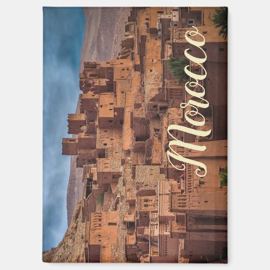 Cadeau de souvenir aimant Maroc (Recto)
