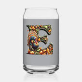 Cadeau de style Thanksgiving avec la lettre E (Verso)