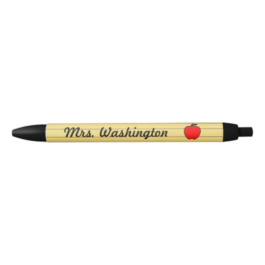 Cadeau de stylos à pomme pour enseignant d'école j (Devant)