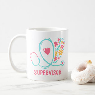 Cadeau de surveillante infirmière Mug à café