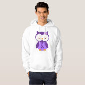 Cadeau de sweat - shirt à capuche de hibou de (Devant entier)