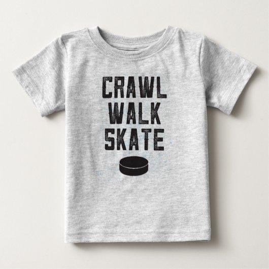 Cadeau de T-shirt de bébé de hockey sur glace de (Devant)