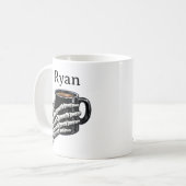 Cadeau de tasse à café avec main de squelette pers (Devant gauche)