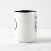 Cadeau de tasse à café de fleur de naissance perso (Centre)