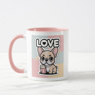 Cadeau de tasse à café Funny Kawaii Frenchie pour