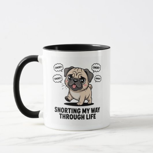 Cadeau de tasse à café Funny Kawaii Frenchie pour (Gauche)