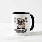 Cadeau de tasse à café Funny Kawaii Frenchie pour (Devant droit)