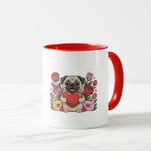 Cadeau de tasse à café Funny Kawaii Frenchie pour  (Devant droit)