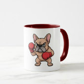 Cadeau de tasse à café Funny Kawaii Frenchie pour (Devant droit)