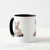 Cadeau de tasse à café Funny Kawaii Frenchie pour  (Devant gauche)
