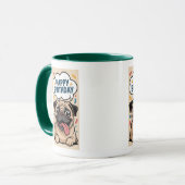 Cadeau de tasse à café Funny Kawaii Frenchie pour (Devant gauche)