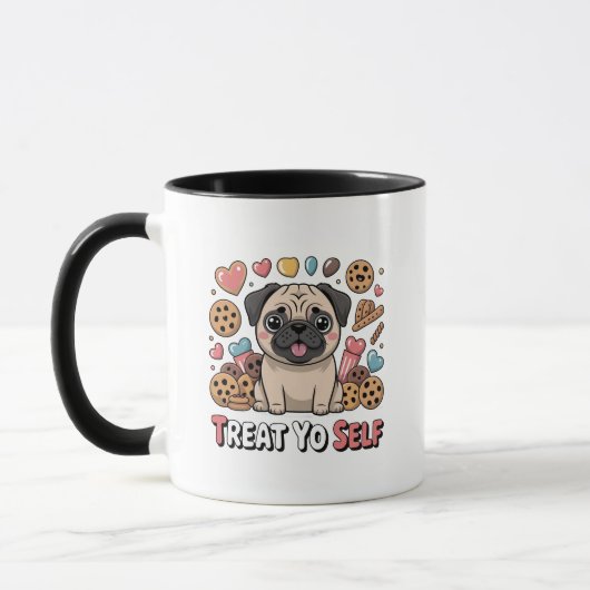 Cadeau de tasse à café Funny Kawaii Frenchie pour (Gauche)