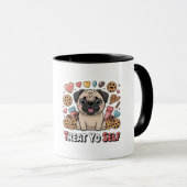 Cadeau de tasse à café Funny Kawaii Frenchie pour (Devant droit)