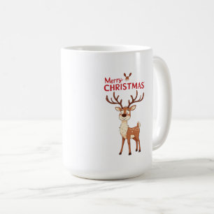 Cadeau de Tasse à Café Joyeux Noël Renne