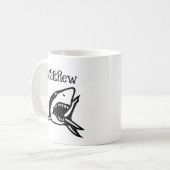 Cadeau de tasse à café personnalisé avec dessin de (Devant gauche)