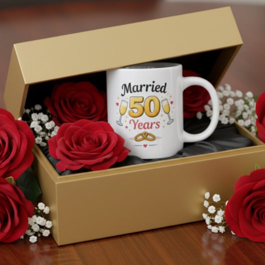 Cadeau de tasse à café pour anniversaire de mariag
