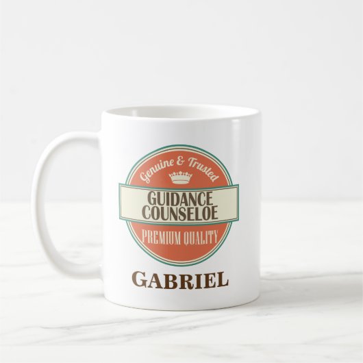 Cadeau de tasse de bureau personnalisé par (Gauche)