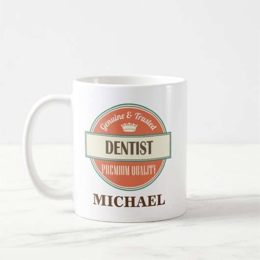 Cadeau de tasse de bureau personnalisé par (Gauche)