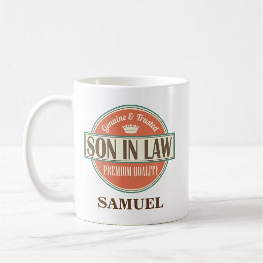 Cadeau de tasse de bureau personnalisé par (Gauche)