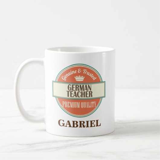 Cadeau de tasse de bureau personnalisé par (Gauche)