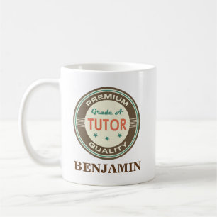 Cadeau de tasse de bureau personnalisé par tuteur