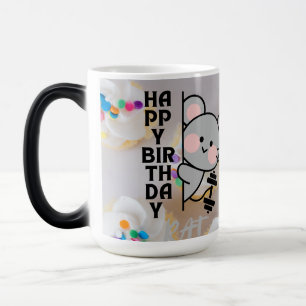 Cadeau de tasse de café à morphing de couleur de s