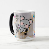 Cadeau de tasse de café à morphing de couleur de s (Devant gauche)