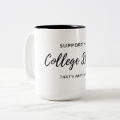 Cadeau de tasse de café de parent d'étudiant (Devant gauche)