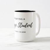 Cadeau de tasse de café de parent d'étudiant (Devant droit)
