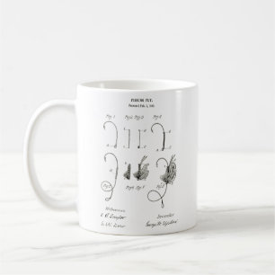 Cadeau de tasse de coffe d'attirails de pêche de