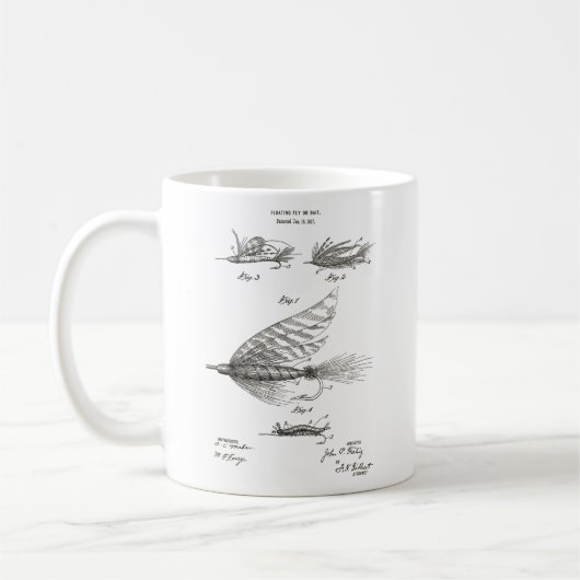 Cadeau de tasse de coffe d'attirails de pêche de (Gauche)