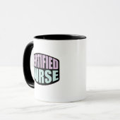 Cadeau de tasse de infirmière pour infirmière cert (Devant gauche)