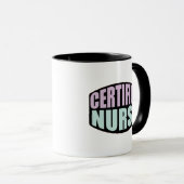 Cadeau de tasse de infirmière pour infirmière cert (Devant droit)