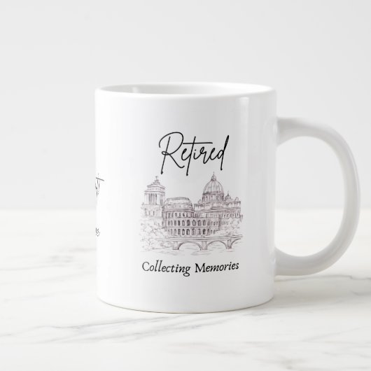 Cadeau de tasse de retraite pour voyageurs (Droite)