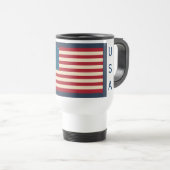 Cadeau de tasse de voyage avec drapeau américain (Devant droit)