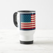 Cadeau de tasse de voyage avec drapeau américain (Devant gauche)