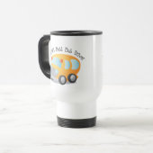 Cadeau de tasse de voyage de chauffeur d'autobus (Devant gauche)