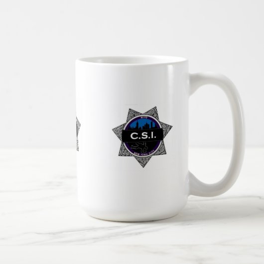 Cadeau de tasse d'émission de TV de CSI New York (Droite)
