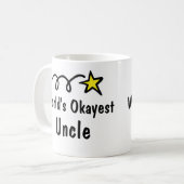 Cadeau de tasse d'oncle café d'Okayest du monde (Devant gauche)