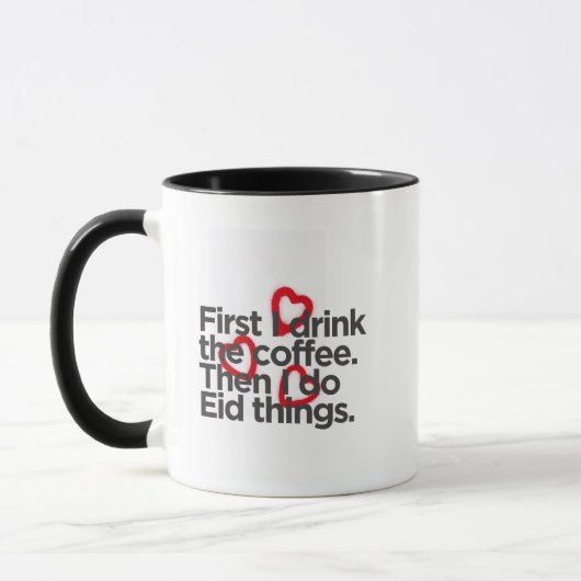 Cadeau de tasse drôle pour l'Aïd (Gauche)