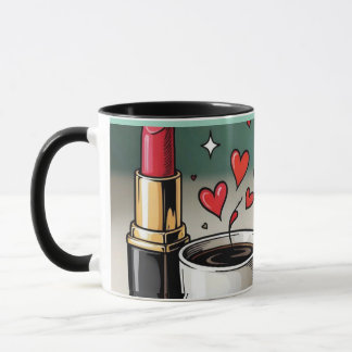 Cadeau de tasse esthétique pour filles Makeup and