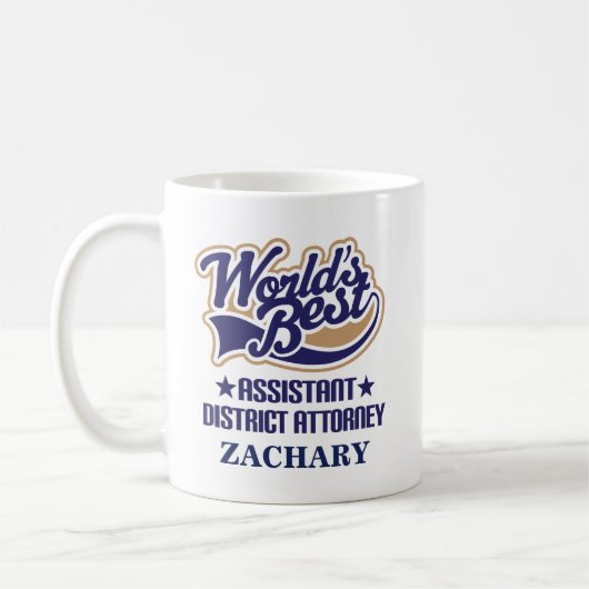 Cadeau de tasse personnalisé par Procureur de la (Gauche)