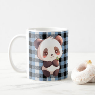 Cadeau de Tasse Personnalisée Kawaii Panda à Carre