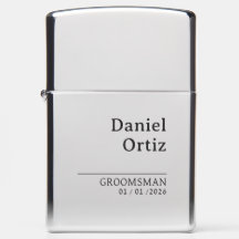 Cadeau de témoin de mariage minimaliste chic pour