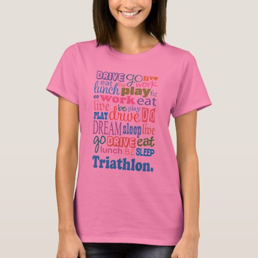 Cadeau de Triathlete pour le T-shirt de femme (Devant)
