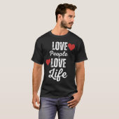 Cadeau de Tshirt de conception d'amour pour les pr (Devant entier)