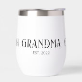 Cadeau de typographie établie grand-mère isolé (Gauche)