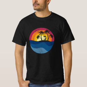 Cadeau de vacances à la plage T-Shirt vintage mer