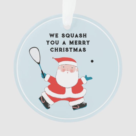 Cadeau de vacances amusant pour joueur de squash (devant)