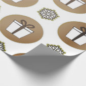 cadeau de vacances papier d'emballage (Coin)